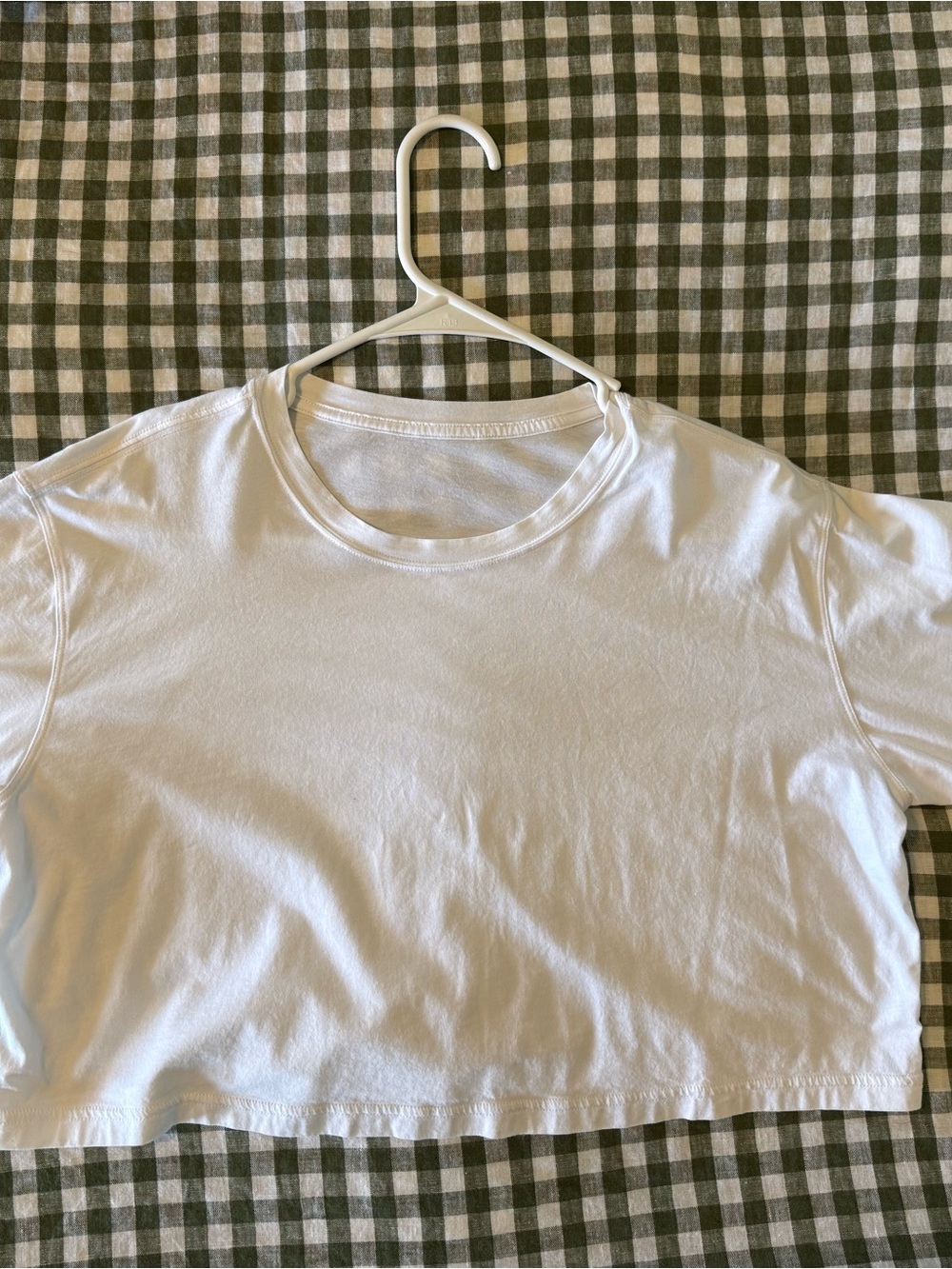 Yogalicious White Crop Tee